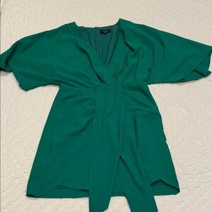 Vici Green Midi Dress